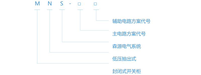 MNS系列-低壓抽出式開關(guān)柜型號含義